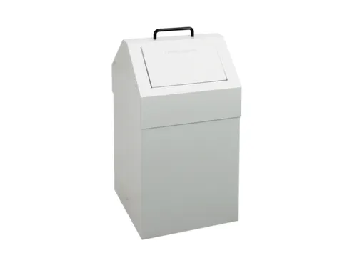 Afvalverzamelaar Vuurremmend 45 Liter 640X330X310Mm Grijs