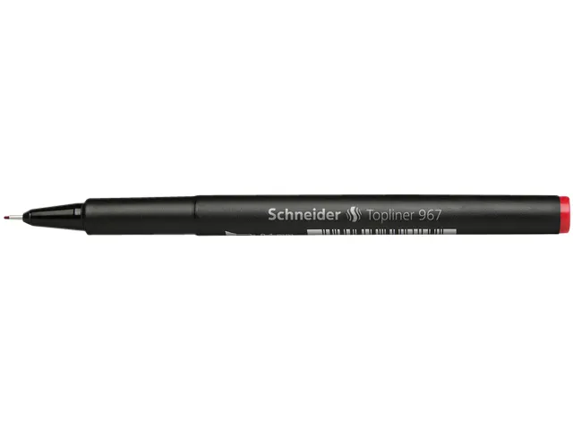 Fineliner Schneider Topliner 967 Rood 0.4mm