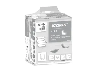Handdoek Katrin Plus z-vouw 2-laags 203x240mm 15x160 vel wit 61624 - 4