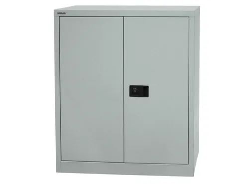 kantoorkast openslaande deuren HxBxD 1000x914x400mm Stalen zilverkleur