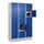 lockerkast,HxBxD 1950x1200x500mm,3x5vakken,vak B 400mm,cil.-slot