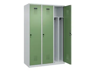 locker voor scheiding van kleding,HxBxD 1850x1200x500mm,3vak - 1