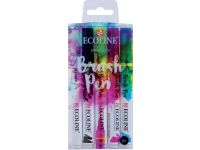 Ecoline Brush pen 5 stuks in de primaire kleuren