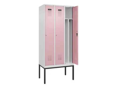 locker voor scheiding van kleding,HxBxD 2120x900x500mm,3vak