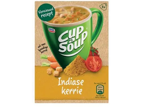 Cup-a-Soup Indiase Kerrie Doos 21 Stuks