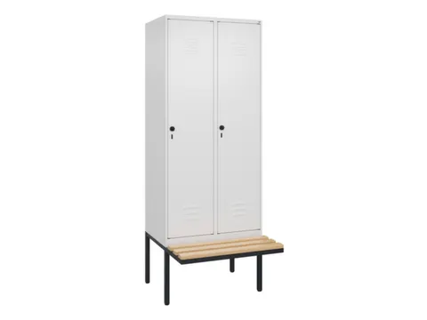 locker voor scheiding van kleding,HxBxD 2120x800x815mm,2vak