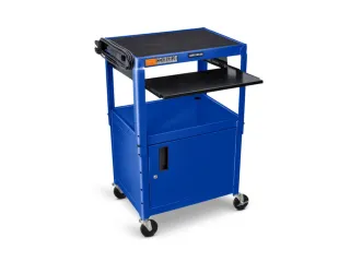 bijzetwagen,HxLxB 610-1060x610x460mm,blauw,2niveau(s) - 2