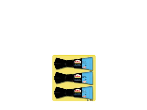 Secondelijm Pattex Classic mini trio tube 3x1gram op blister