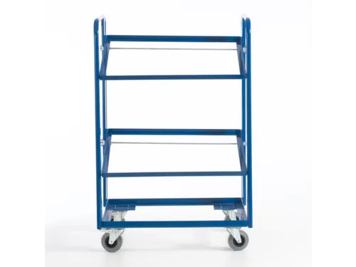 Bijzetwagen Euronorm Bakken 825x610mm 200kg 3 Etages Open Frame