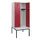 locker met bank,HxBxD 1950x800x815mm,2vak,vak B 400mm,cilinderslot