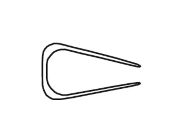 25 Serodo bindruggen 6mm blauw