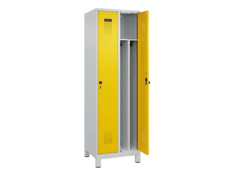 locker voor scheiding van kleding,HxBxD 1950x600x500mm,2vak