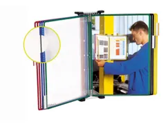 wand-zichtpanelensysteem,DIN A3,staand,10panelen,groen