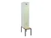 locker met bank,voor scheiding van kleding,HxBxD 2120x400x815mm,1vak