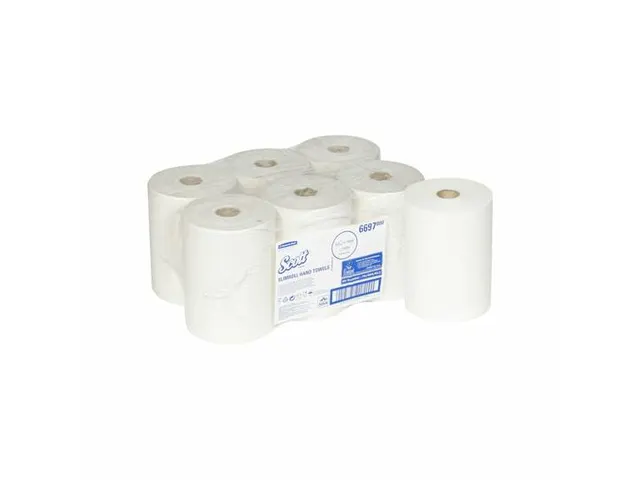 Scott Handdoekrol 6697 Slimroll Airflex 1-laags Wit