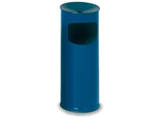 Combi-Asbak 610x250mm Aluminium Asbakopzet Zwart Blauw 17 Liter - 2