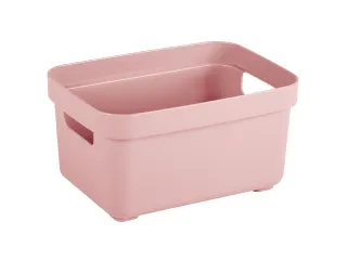 Sigma Home opbergbox 2,5L roze - 17,7x12,8x9,3cm - 1