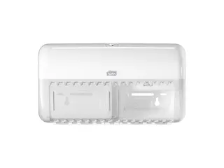 Tork 557000 T4 Toiletpapier Dispenser Elevation Twin Verticaal Wit - 4