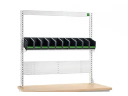 geperforeerde plaat,plank,10vakken,v. werkbank,HxBxD 1357x1350x435mm