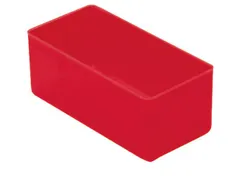 Inzetbak HxLxB 40x99x49mm Polystyreen Rood 50 stuks