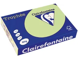 Trophée Pastel gekleurd papier A4 80 gram 500vel Groen