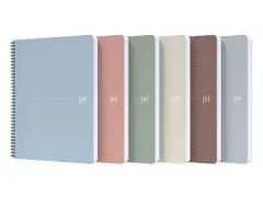 Spiraalblok Oxford My Rec'Up A4 lijn 90vel assorti