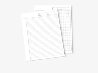 Proefwerk en examenpapier A4 ECF Lijn 70 Gram 1000 Vel - 1