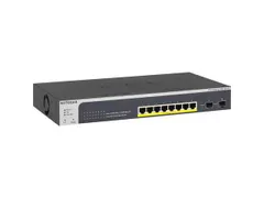 NETGEAR GS510TPP, Managed, L2/L3/L4, Gigabit Ethernet (10/100/1000), F