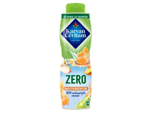 Siroop Karvan Cevitam multivruchten 0% suiker 600ml