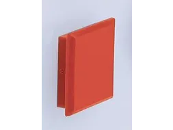 Magneten Voor Geperforeerde Platen 10-Delig Hoekig Rood