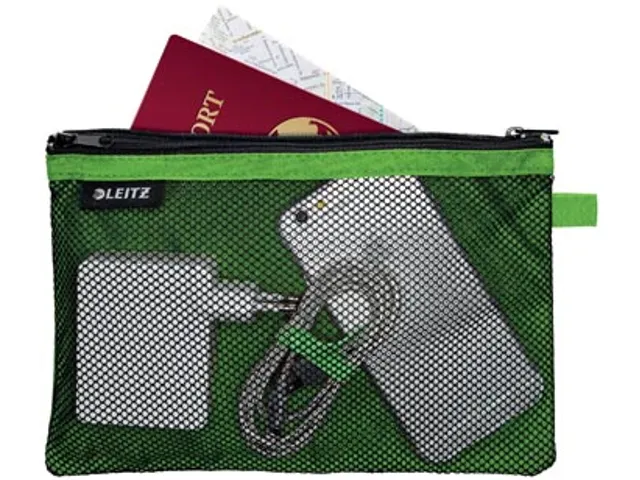 WOW Etui, L, 2 vakken, groen