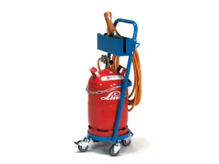 Flessenkar,draagverm. 80kg,laadvl. Ø 310mm,1x11l fles,platform open - 3