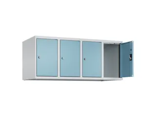 opzetkast,v. locker,4vak.,vak B 300mm,HxBxD 500x1200x500mm - 1