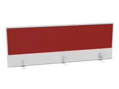 opzetpaneel,v. bureau,aanbouw achter,B 1600mm,Bl-wit,BN4011-rood