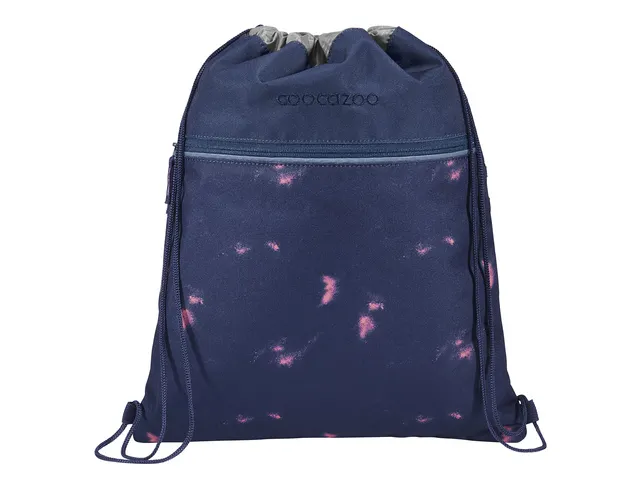 Gymtas Coocazoo Arctic Midnight reflecterend zakje met rits aan voorzi