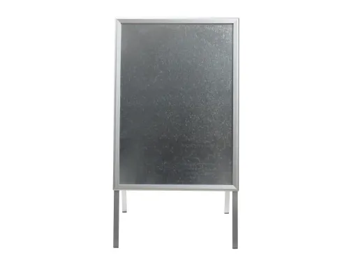 Europel Stoepbord Economy A1 32mm zilver