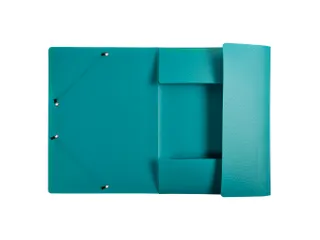 Elastomap A4 3 Kleppen Polypropyleen 5/10de Assorti - 23