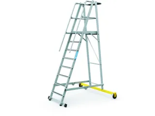 Platformladder Aluminium Bordes H X B X D 2100X 600X 630Mm 8Treden - 3