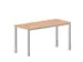 In hoogte verstelbaar bureau,HxBxD 720-840x1400x600mm,NE-esdoorn