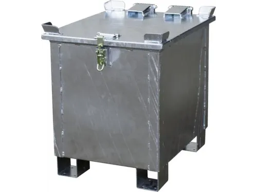 lithium-ion opslagcontainer,90l,HxBxD 750x600x800mm,vuurverzinkt
