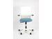 Bureaustoel EN1335 Linea Tekna White 01 l.blauw/wit met 3D armleuning - 1