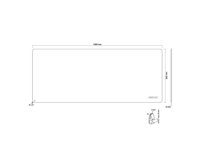 NS-GLSPROTECT160 - Transparent Protection Screen
