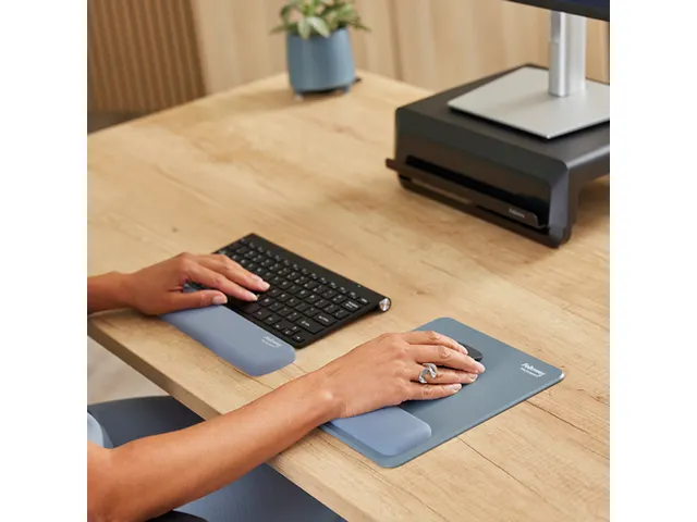 Polssteun Fellowes Breyta compact blauw 6x32cm