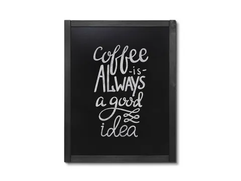 Natura Krijtbord Classic Wand Zwart 70x90cm