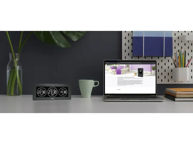 Wereldklok Technoline WT 458 232x99x48mm zwart