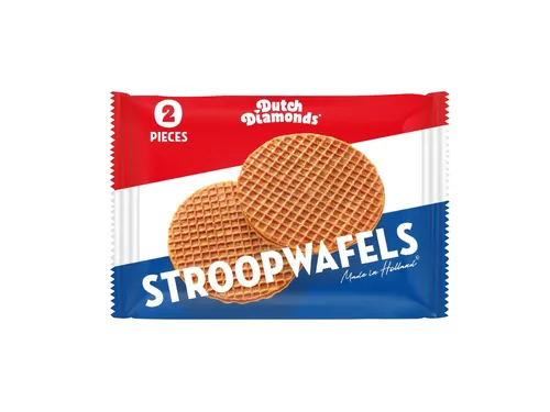 Stroopwafels Dutch Diamonds duopack 80 gram