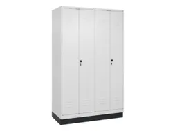 PBM-locker,HxBxD 1950x1200x500mm,4vak,vak B 300mm,draaigrendel