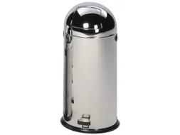 Push & Kick Afvalbak Rvs 33 Liter Hxd 690x375mm Met Voetpedaal