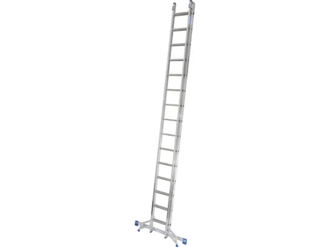 schuifladder,2x15,sporten,balk L 4,4-7,75m,2-dlg.,aluminium