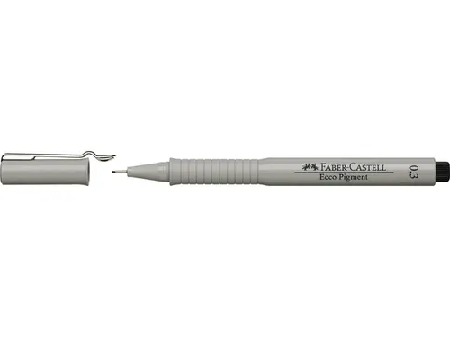 Tekenpen Faber Castell Ecco Pigment 0.3Mm Zwart